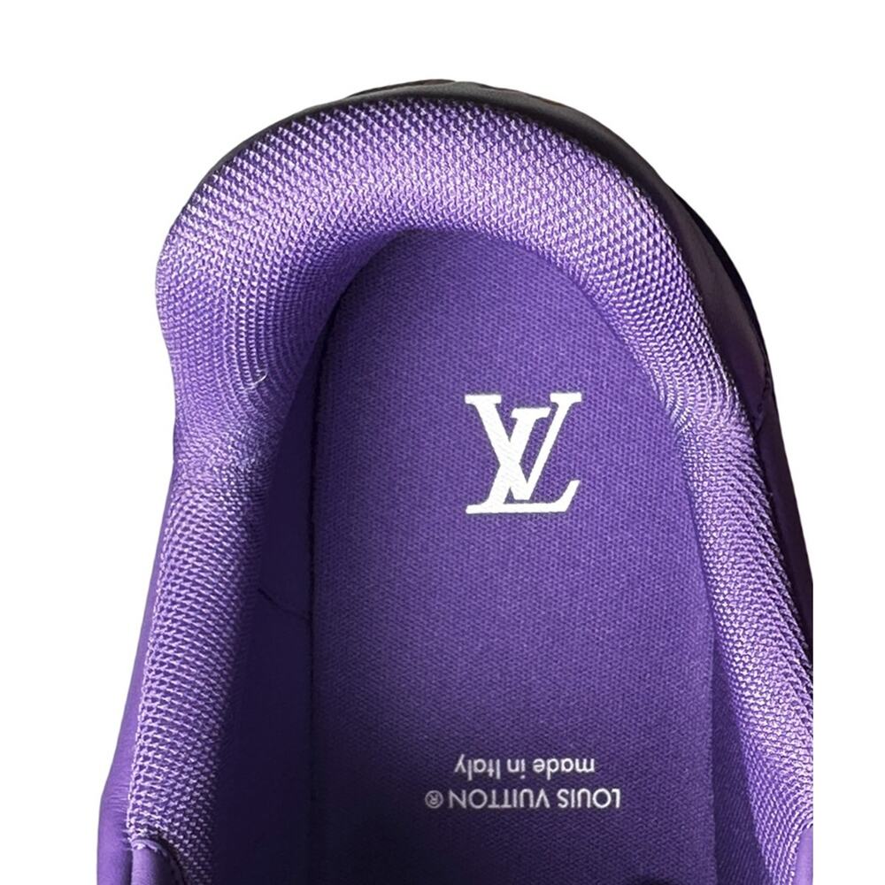 Louis Vuitton x Virgil Abloh NEW Calfskin Epi Mens LV Trainer Sneakers 10 (11US) - Picture 8 of 9